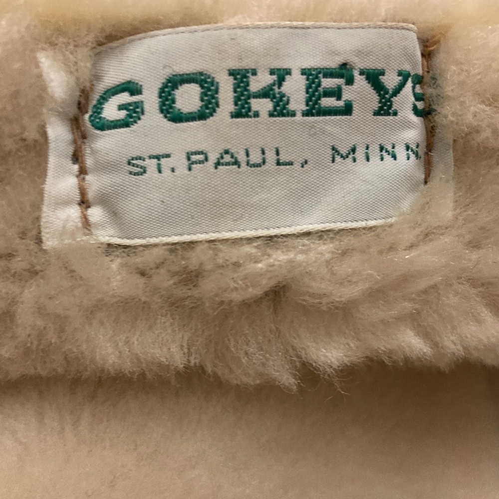Vintage Gokey’s Suede Vest with Grid Pattern‎ L - Picture 6 of 6
